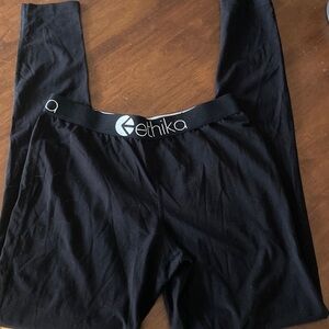 NWOT Ethika Classic Black Leggings